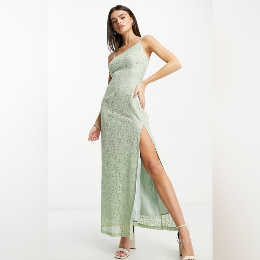 Like new Extro & Vert asymmetrical maxi dress from asos